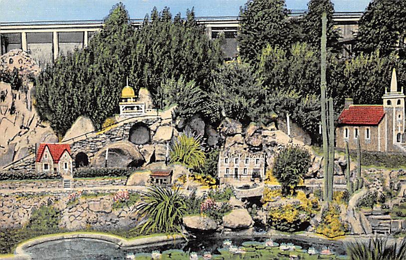 Postcard: The Miniature Village, second view